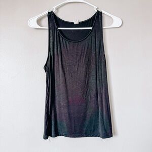 Yogalicious Black Sleeveless Workout Tank Size Small